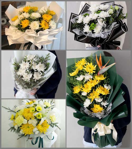 湖北咸宁市赤壁市新店镇花亭桥村白事花束代送